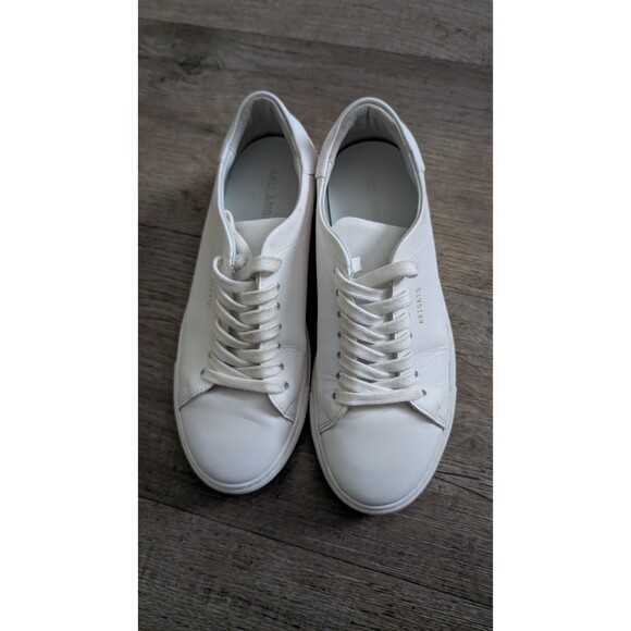 AXEL ARIGATO White Italian Leather Sneakers Size US 7 UK 6 EU 39 Minimalist - Picture 2 of 10